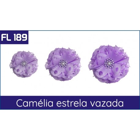 Cartela FL 189 - Camélia Estrela Vazada